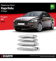 Drs Tuning Peugeot 301 Uyumlu Krom Kapı Kolu 4 Kapı 2012 Üzeri
