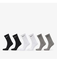Everyday Plus Pamuklu Unisex Siyah Gri Beyaz 6 Çift Çorap