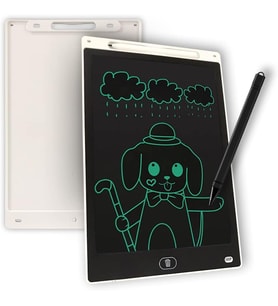 Dijital Çocuk Yazı Tahtası 12 inç LCD Tablet, LCD Yazı Tahtası, digital yazı çizim tableti lcd (BEYAZ)
