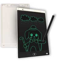 Dijital Çocuk Yazı Tahtası 12 inç LCD Tablet, LCD Yazı Tahtası, digital yazı çizim tableti lcd (BEYAZ)