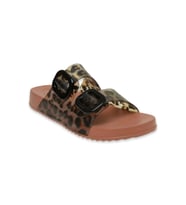 IGOR S10336-381 Habana Brillo Leo Kahverengi Kadın Terlik (Leopar Kahve)