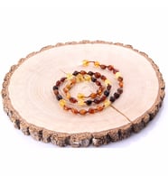 Kehribar (Fosilleşmiş Çam Reçinesi) Kolye 8 mm - M365