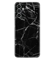 Samsung A23 A31 A32 A50 A51 A52 A53 A70 Kılıf Desenli Silikon Fragile Black Mermer 1378