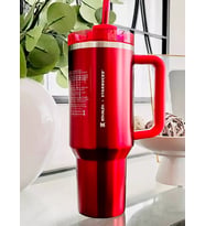 Stanley Valentines Red 40oz Flowstate Termos (Koyu Bordo)