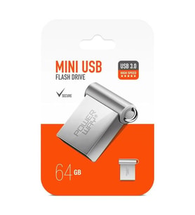 Powerway 64GB USB 3.0 Metal Mini Flash Bellek