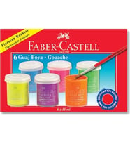Faber Castell Floresan Guaj Boya 6 Renk