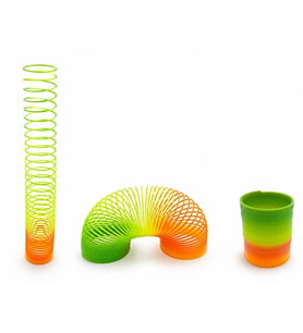 Rainbow Gökkuşağı Stres Yayı - Kutulu Küçük Boy Plastik Slinky Oyuncak Alk4004