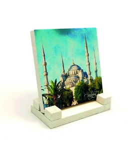 Sultanahmet Camii Baskılı Doğaltaş Masaüstlük