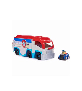 PAW Patrol Pup Squad Dönüşen Devriye Aracı ve Chase Figürü – Rampa Özellikli Oyuncak Araç Seti (Çok Renkli)