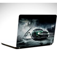 Mustang Yeşil Laptop Sticker 10 İnch (25X19CM)