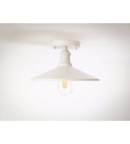 RİOLİGHT RETRO TEKLİ PLOFONYER AVİZE ŞAPKA ÇAPI: 28CM (Siyah)