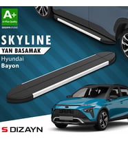S-Dizayn Hyundai Bayon Skyline Aluminyum Yan Basamak 173 Cm 2021-2024 A+ Kalite
