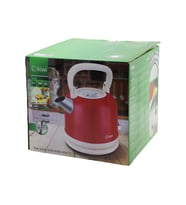 KİWİ KK-3340R KIRMIZI NOSTALJİ DEMLİK MODELÇELİK KETTLE SU ISITICI 2.2LT 1800W PASLANMAZ ÇELİK GÖVDE- GİZLİ RESİZTANS (4490) (Çok Renkli)