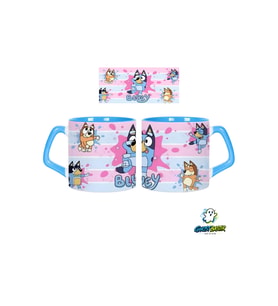 GHOSTBASTIR DESIGN Bluey ve Bingo Kupa Bardak Tek Adet 0938