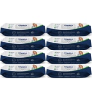 Giggles Yetişkin Vücut Temizleme Islak Mendil Havlu 400 Yaprak XL (Beyaz Sabun Kokulu) (8PK*50)