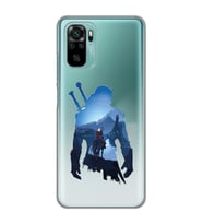 Xiaomi Redmi Note 10 / Note 10S Uyumlu The Witcher Tasarımlı Şeffaf Telefon Kılıfı