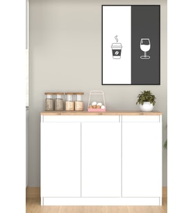 120 cm Andy Ada Mutfak Dolabı, Çok Amaçlı Dolap