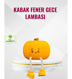 Silikon Pumpkin Night Light Telefon Tutuculu Led Lamba