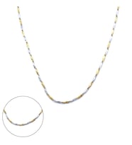 Çelik Zincir 316L Çift Renkli Erkek Model ZN-256 (Gri)