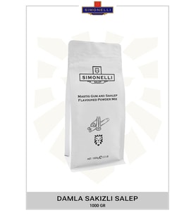 Simonelli Salep Damla Sakızı Aromalı 1000 gr Paket