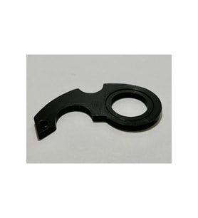 Siyah renk karambit anahtarlık keyrambit