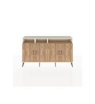Arges Konsol 6 Raflı 4 Kapaklı 176x30x99 Aytaşı-Çam