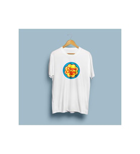 Oversize Chupa Chups Logo Baskılı Unisex T-shirt