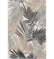 Eliana Home Baskılı, Yıkanabilir Kaymaz Taban Salon Halısı LNA1265 100x150 cm (Bej)