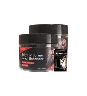 Belly fatBurner Sweat Enhancer 2 Adet Erkeklere Özel Yağ Yakıcı Kas Yapıcı Krem 100 ml + Jel Hediye