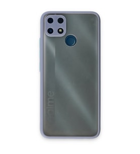 Realme C25 Kılıf Montreal Silikon Kapak - Gri