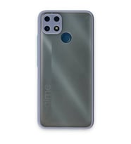Realme C25 Kılıf Montreal Silikon Kapak - Gri