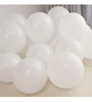 Beyaz Latex Balon 10 Adet