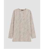LCW EVERYDAY Kahverengi Zebra Desenli %100 Pamuklu Kadın Tunik