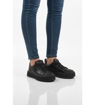 AYK'S Siyah Beyaz Bağcıklı Unisex Spor Ayakkabı Grov 410 G