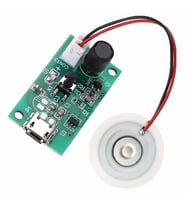 Micro Usb Ultrasonik Nem Üretici Devre + Seramik Disk Transducer