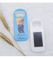 Hayaller Dükkanı 30 Adet Patron Bebek Baskılı Dikey Açacak Magnet 4,5x10,5 Cm Uv Erkek Bebek Magnetleri