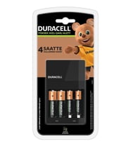 Duracell Cef14 4 Saat Pil Şarj Cihazı, 1 adet + 2'şer adet Şarj Edilebilir AA ve AAA Pil