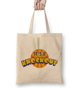 Retro It's A Knockout Bez Çanta Uzun Saplı