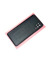 Galaxy A12 Kasa Arka Pil Batarya Kapağı (Siyah)
