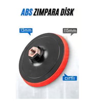 ModaCar 115 mm Cırtlı Zımpara Disk Pasta Cila Sünger Tabanı