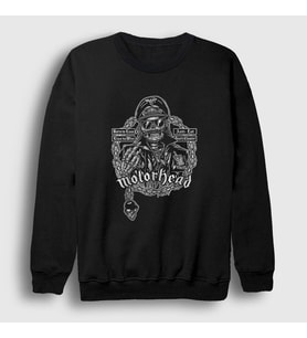 Presmono Unisex Siyah Cheater Motörhead Sweatshirt 68450tt