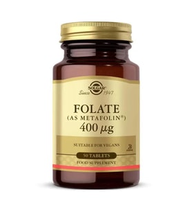 Solgar Folate (Metafolin) 400mcg 50 Tablet