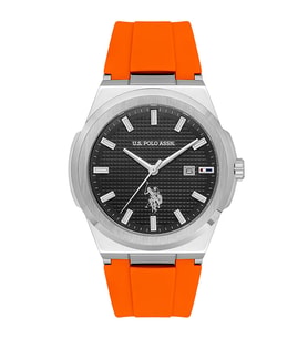 U.S. Polo Assn. USPA1105-04 Erkek Kol Saati (Turuncu)