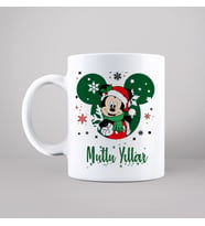 Mickey Mouse & Yılbaşı & Mutlu Yıllar Tasarımlı Kupa