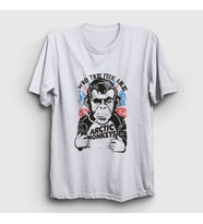 Presmono Unisex Beyaz Wtf Arctic Monkeys T-Shirt 15131tt