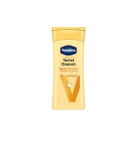 Vaseline Vücut Losyonu Temel Onarım – Kuru Ciltler İçin Yoğun Nemlendirici Bakım Kremi, 200 ml