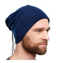 Lacivert Unisex Erkek Kadın Polar Boyunluk Bere