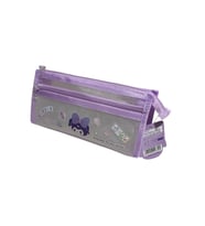 ODAK KT62057 KUROMİ ÇİFT GÖZLÜ FİLE ÜÇGEN KALEM ÇANTASI 22 x 10 x 5 - TEKLİ
