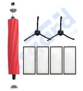 Roborock Q REVO PRO-S-MAXV Uyumlu 1 Ana Fırça 2 Yan Fırça 4 Filtre PKT-iasgf0000554