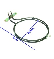 AUER Turbo Fırın Rezistansı 2500-2600Watt (Metal)